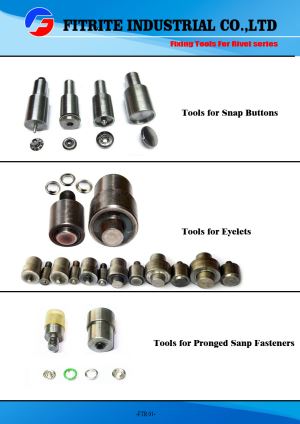 Customized High Quality Steel Heat Treatment Tools for Fixing Eyelets, Snap Button, Rivets