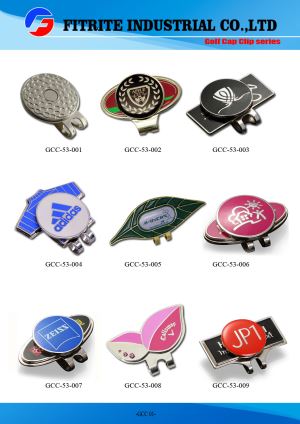 Hat Clip Type Golf Cap Clip Ball Marker/golf Magnetic Hat Clip/magnetic Golf Ball Marker Hat Clip
