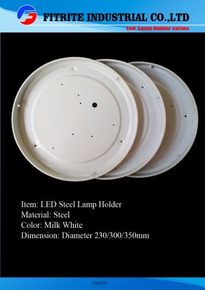 Wholesale High Quality LED Steel Lamp Holder Spray-paint